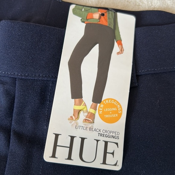 Hue Little Black Cropped Treggings Navy - Picture 7 of 9